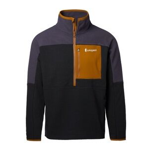 Women’s Cotopaxi Black, Blue, and Yellow Half Zip Fleece Jacket